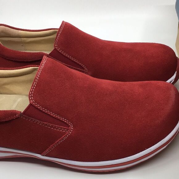NIB Alegria Aaron Dark Res Suede Slip On Shoes - Size 43 EU 9.5 US (W US 13) main image 6
